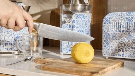 Cuchillo chef de Lidl.